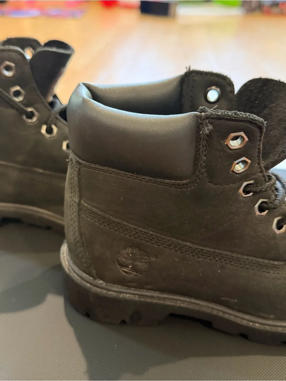 Timberland Waterproof Mens Black Suede Boots